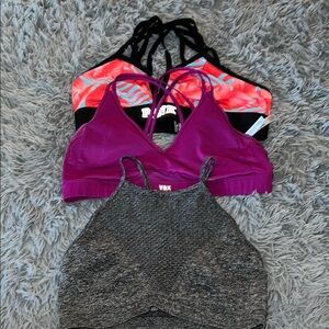 Victoria Secrets Sports Bra Trio -Large